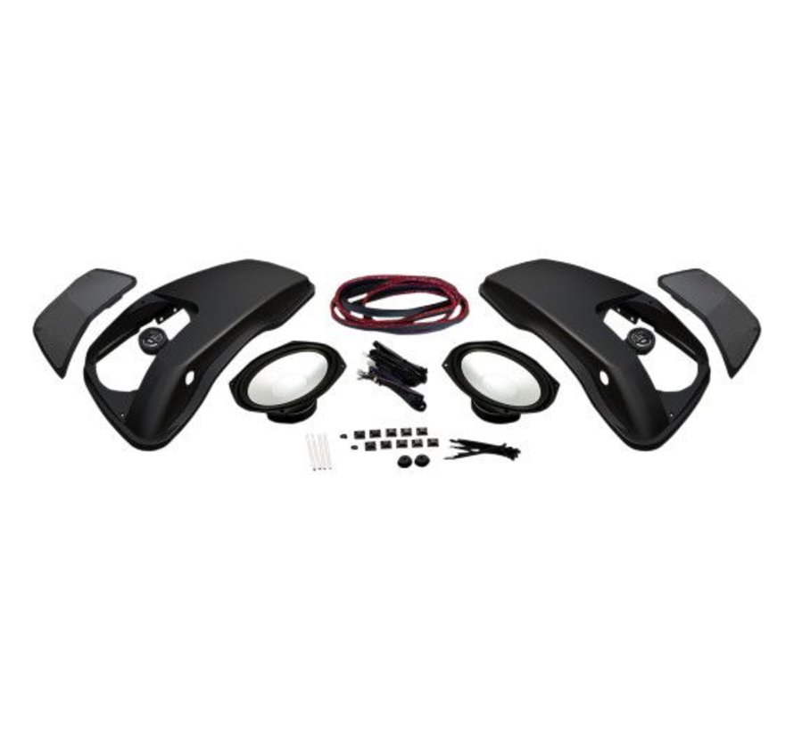 Couvercle de sacoche audio et kit de haut-parleurs XL Compatible avec :> 2014+ Touring