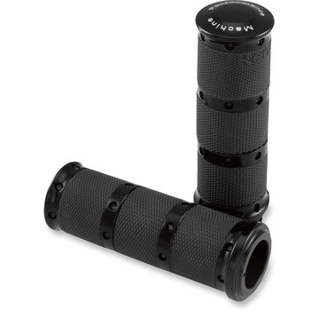Performance Machine Contour XL Renthal Wrapped Black or Chrome Grips Fits: > 08-21 H-D with e-throttle