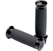 Performance Machine Renthal wrapped Grips black or chrome Fits: > 74-21 H-D with single or dual throttle cables