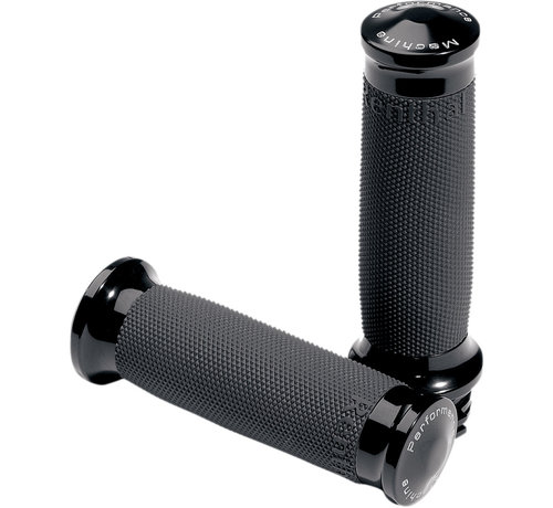 Performance Machine Renthal wrapped Grips black or chrome Fits: > 74-21 H-D with single or dual throttle cables