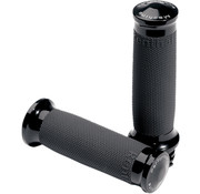Performance Machine Contour Renthal Wrapped Grips Black or Chrome  Fits: > 08-21 H-D with e-throttle