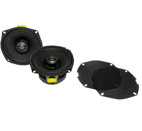 Hogtunes Enceintes avant 352 XLF Compatible avec : > 06‐13 FLHT/​FLHX , 98‐05 FLHT/​FLHX avec ampli stable 2 ohms