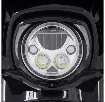 Ciro 3d products headlight bezel  black or chrome  with clear running lights,Fits: > 2014 to present FLHT Electra Glide, FLHX Street Glide and FLHTCUTG Tri-Glide