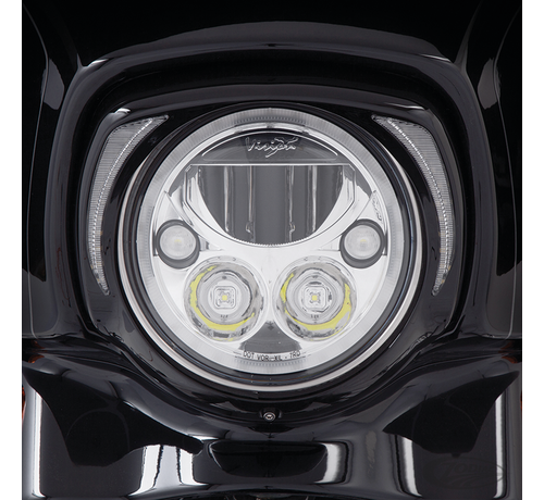 Ciro 3d products headlight bezel black or chrome with clear running lights Fits: > 2014 to present FLHT Electra Glide FLHX Street Glide and FLHTCUTG Tri-Glide