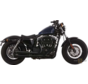 Double Groove Exhaust Systems Black 2 in 2 Fits: > 14-20 Sportster