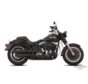 Silenciador deslizante de doble ranura negro o pulido para:> Softail 2018-up