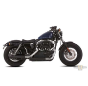 Falcon Silencieux Double Groove Slip-On Noir ou Poli Convient à : > 17-20 Sportster