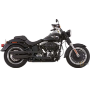 Falcon Double Groove Slip-On Schalldämpfer schwarz oder poliert Passend für: > Softail 07-17