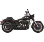 Silenciador deslizante de doble ranura negro o pulido para:> 07-17 Softail