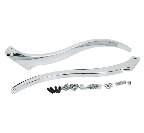 TC-Choppers jambes de force de garde-boue en aluminium chromé pour : > 1984-2017 Softail