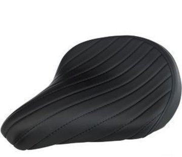 Biltwell asiento solo Thinline vertical Tuck ñ Roll - Negro