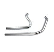 TC-Choppers Exhaust Drag Pipe Set Straight Cut Fits: > Softail 1986-2006 without floorboards