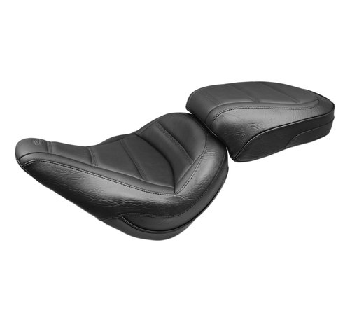 Mustang seat solo Trapezoid stitch Fits:> Softail Slim 18-22 FLSL