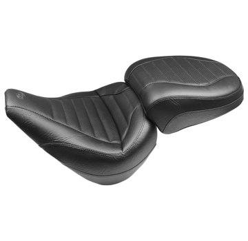 Mustang asiento solo tour Puntada trapezoidal Se adapta a:> Softail Breakout 18-22 FXBR FXBR