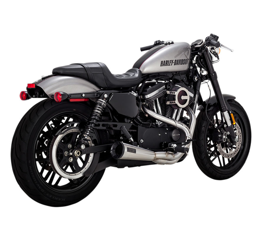 stainless 2-1 Upsweep exhaust Fits: > 04-21 Sportster