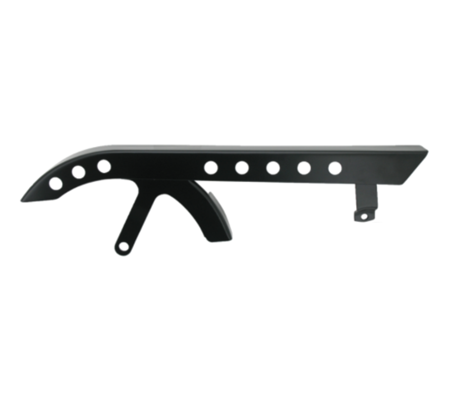 Upper belt guard with holes black or chrome Fits: > 04-20 XL Sportster