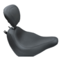 Brede Tripper™ Solo Seat met rugleuning Geschikt voor:> Softail 18-22