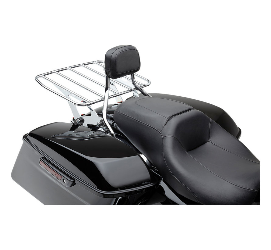 Big Ass® Detachable Luggage Rack black or chrome Fits: >09‐23 FLH/​FLT