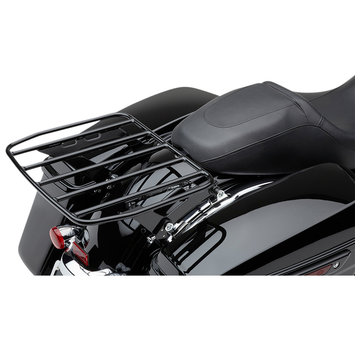 Cobra Porte-bagages amovible Big Ass® noir ou chrome Convient à : > 97-08 FLH/​FLT