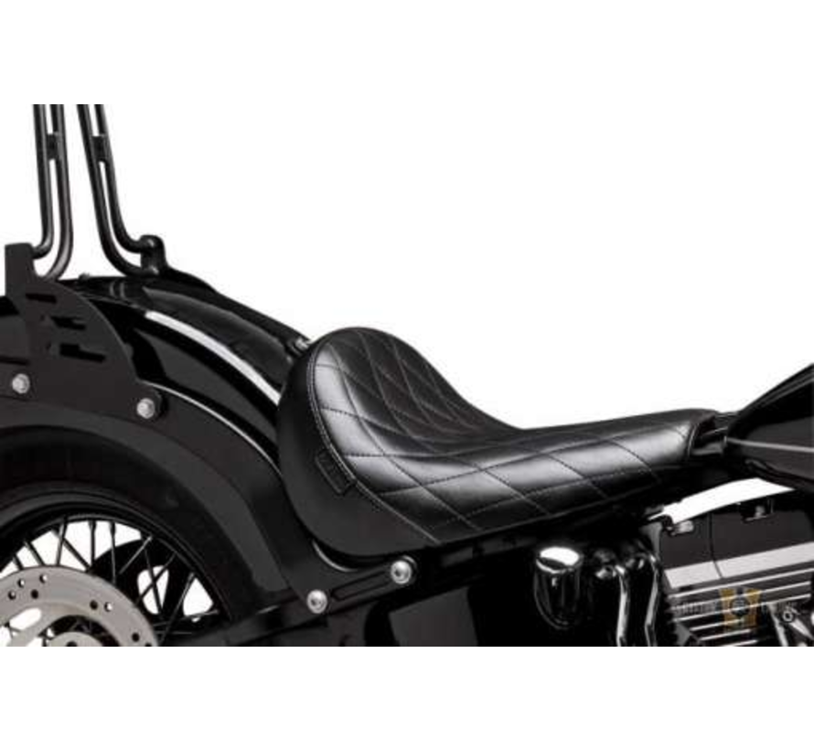 Asiento Bare Bone Solo diamante: Compatible con:> 11-13 FXS Softail Blackline; 12-17 FLS / S Softail Slim