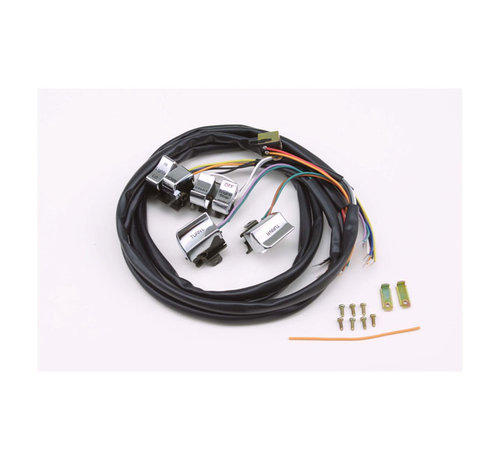 MCS Kit de cables e interruptores del manillar Se adapta a:> 82-95 BT XL