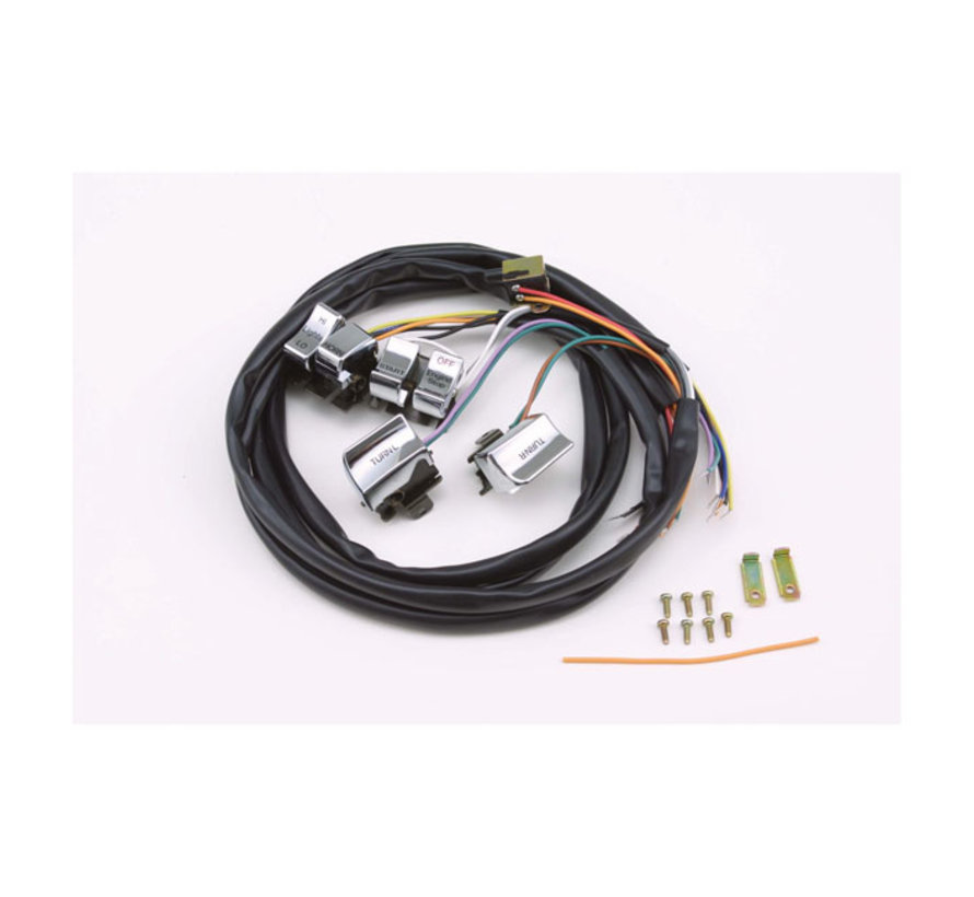 Handlebar wire & switch kit Fits: > 82-95 B T XL