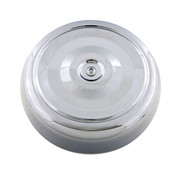 MCS Air cleaner cover Chrome; Steel; 7" diameter;