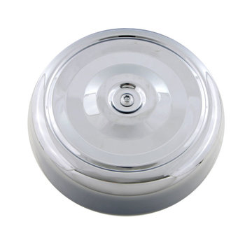 MCS Air cleaner cover Chrome; Steel; 7" diameter;