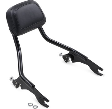 Cobra Detachable Backrest black or chrome Fits : > 99-08 FLHR/FLT/FLHT/FLTR/FLHX Models