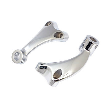 MCS forward control footpeg support set Chrome Fits: > 04-21 XL