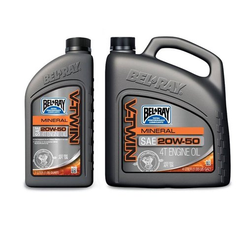 Bel-Ray Bel-Ray V-Twin mineral motor oil 20W50 4L or 1L