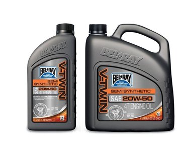 Bel-Ray Bel-Ray V-Twin  Semi-synthetic motor oil, 20W50. 4L or 1L