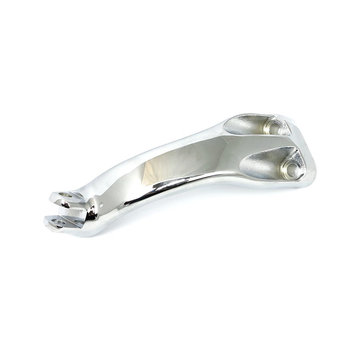 MCS Sportster mid control rider footpeg support Chrome Fits: > 04-21 XL with mid controls