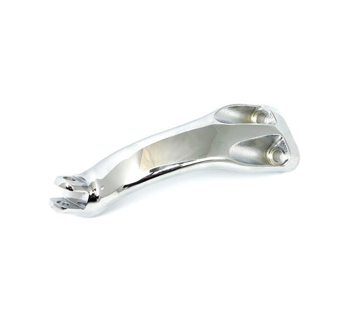 MCS Sportster mid control rider footpeg support Chrome Fits: > 04-21 XL with mid controls