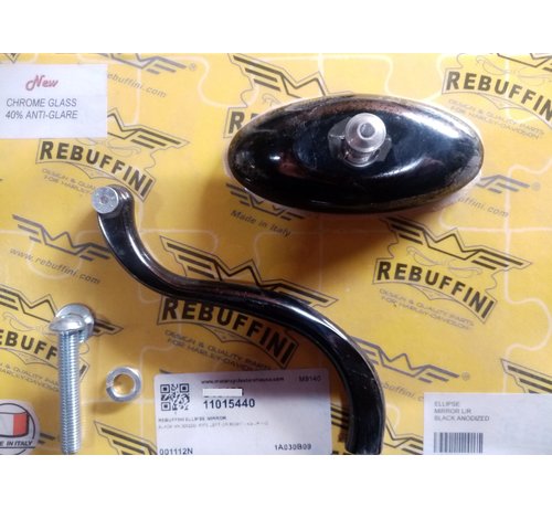 Rebuffini Ellipse mirror black left or right