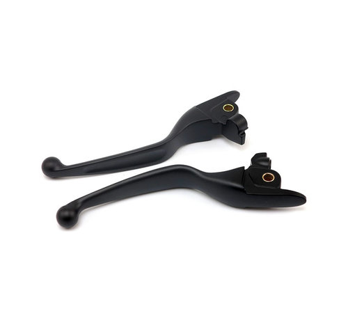 TC-Choppers Palancas de manillar Wide Blade negras o cromadas para:> Touring 17-20