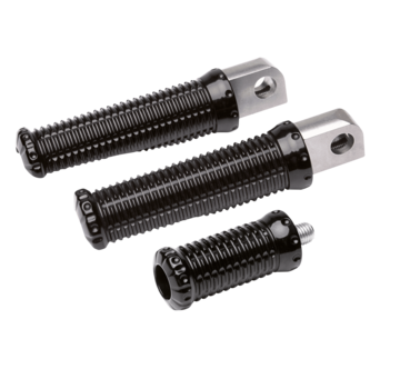 Vity's Design Billet black aluminum foot and shifter pegs