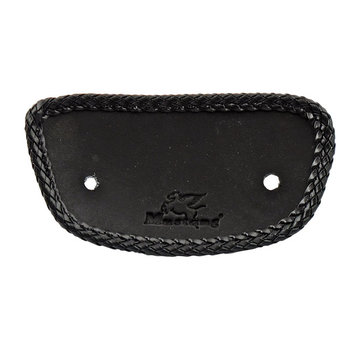 Mustang mini fender bib. Plain with braided edges. Black Fits: > 00-03 FLSTS; 06-07 FLSTSC; 07-17 FLSTC; 05-17 FLSTN; 97-21 FLT/Touring