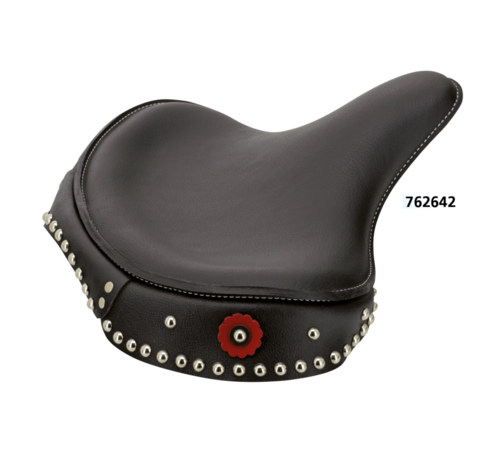 Samwell Supplies Deluxe solo saddle black early-style (OEM 52006-47)