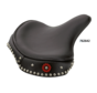 Selle solo Deluxe noire style ancien (OEM 52006-47)