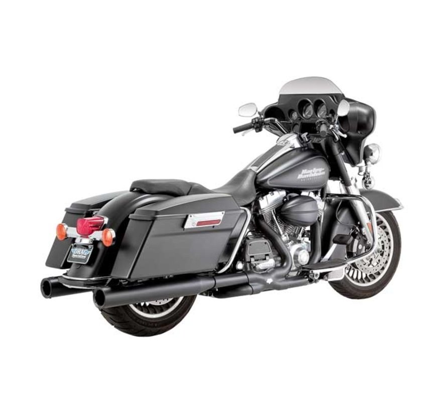 Auspuff Power Duals schwarz Passend für: > 09-16 FLT/Touring