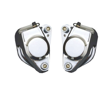 MCS caliper Chrome front dual kit