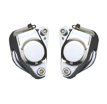 MCS caliper Chrome front dual kit