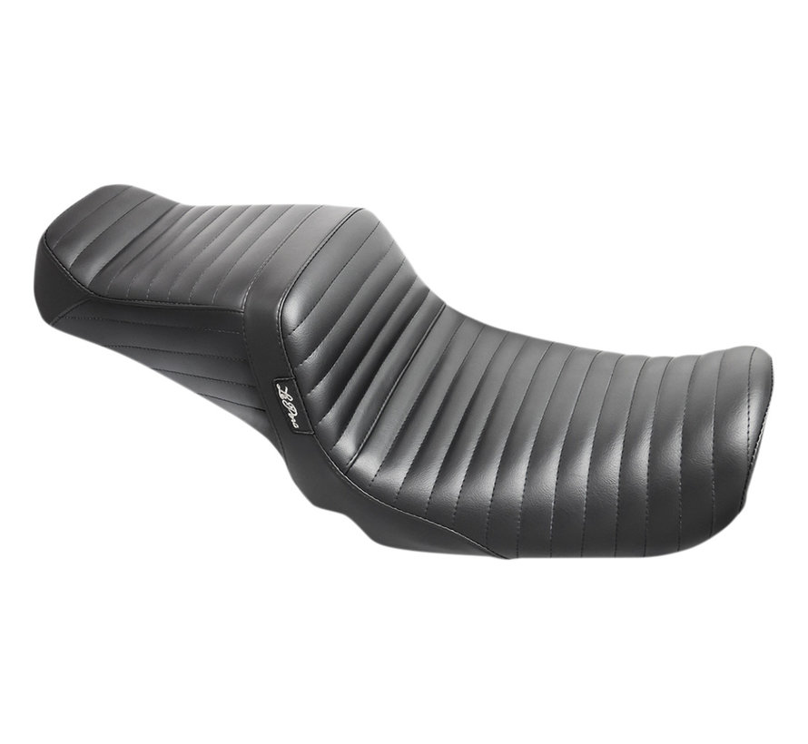 LePera TailWhip 2-up seat Pleated black Fits: > 06-17 Dyna