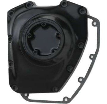 Ultima Twin Cam Cam Cover Black Fits: > 01-17 Dyna, 01-17 Softail, 01-16 Touring, 09-16 Trike