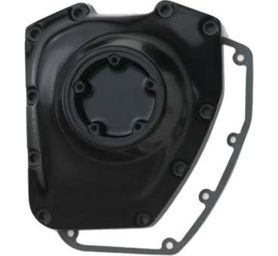 Twin Cam Cam Cover Black Fits: > 01-17 Dyna 01-17 Softail 01-16 Touring 09-16 Trike