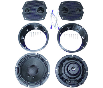 J&M Audio Rokker® XXR 6.71 "Kit de parlantes frontales para:> 98-13 FLHT / FLHX / FLHTCUTG