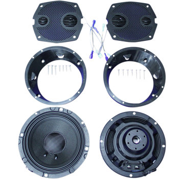 J&M Audio Kit d'enceintes avant Rokker® XXR 6.71" Convient à :> 98-13 FLHT/ FLHX/ FLHTCUTG