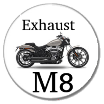 Exhaust Milwaukee 8, 2017-up
