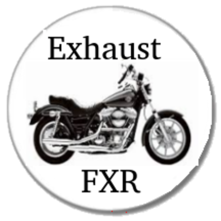 Harley Davidson FXR  exhaust system 2 into 2